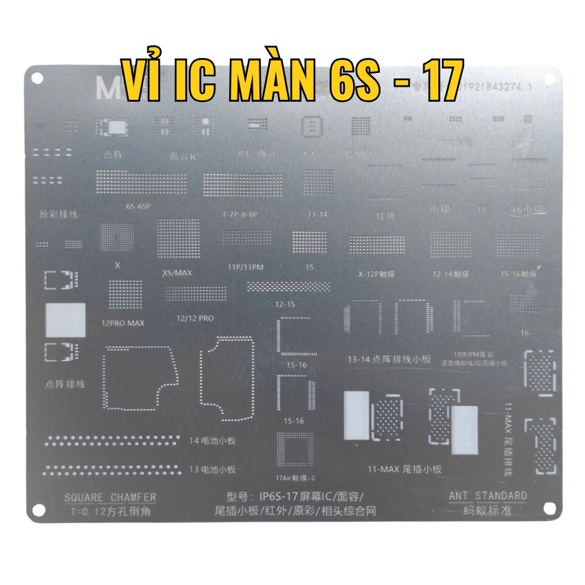 Vỉ MaAnt làm ic màn iPhone 6S - 16 / 6S - 17
