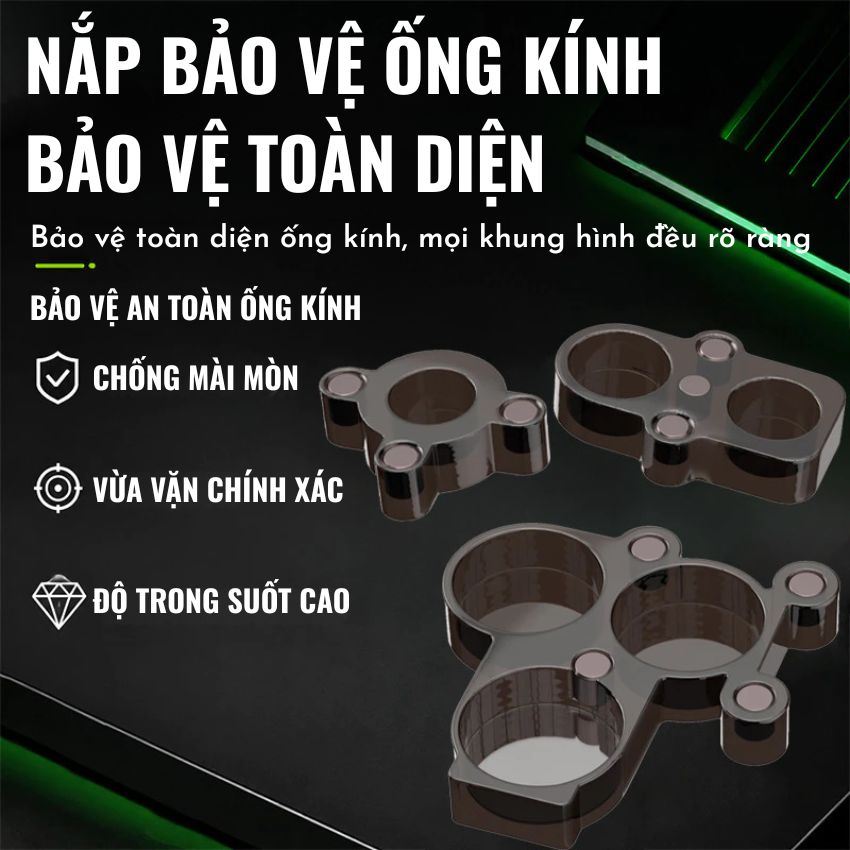 Nắp bảo vệ camera Luowei LW-125 Lens protective cover, có hút nam châm