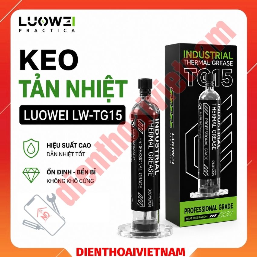 Keo tản nhiệt Luowei LW-TG15 30ml Industrial special thermal grease