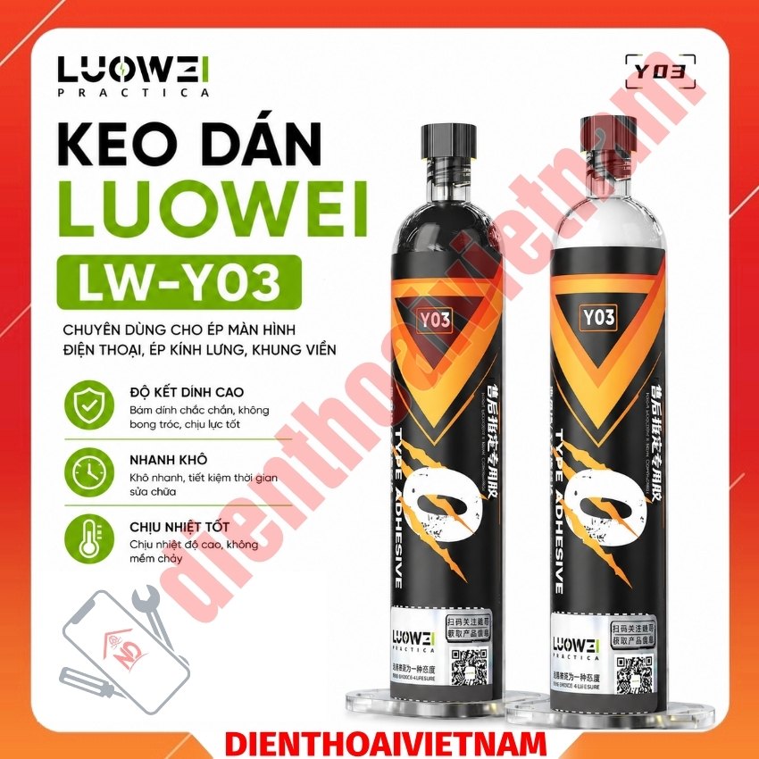 Keo dán Luowei LW-Y03 After-sales designated glue dán màn, dán khung đa năng