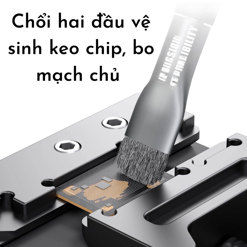 Chổi vệ sinh 2 đầu Mastergo MG-AR2 Mainboard Chip Double-head Glue Removal Brush vệ sinh main, chip, ic