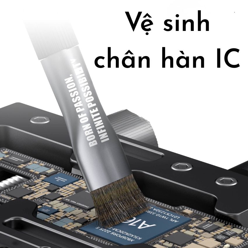 Chổi vệ sinh 2 đầu Mastergo MG-AR2 Mainboard Chip Double-head Glue Removal Brush vệ sinh main, chip, ic