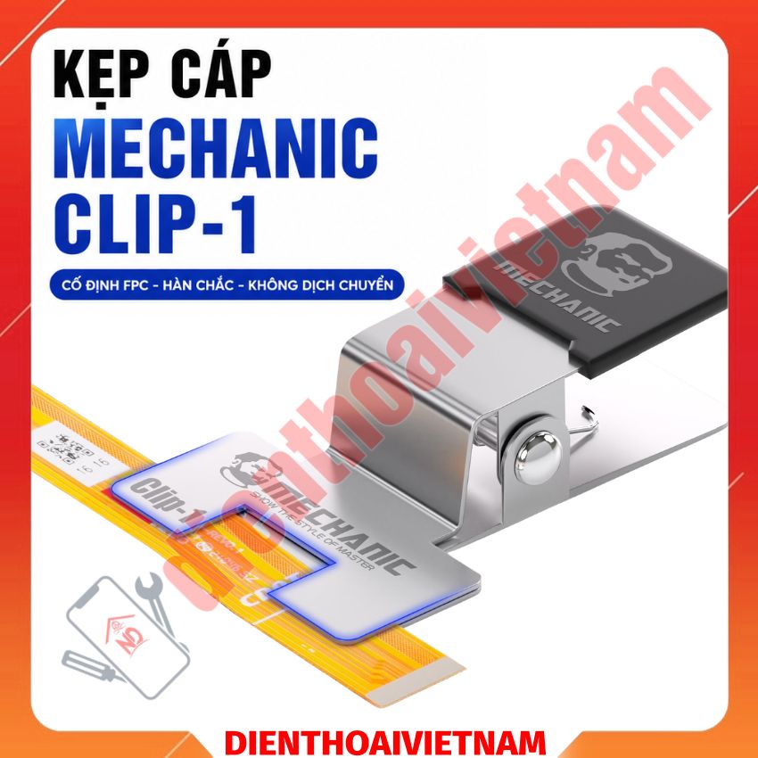 Kẹp cáp Mechanic Clip-1 Heat insulation clamp kẹp cáp màn, cáp FPC, chịu nhiệt cao