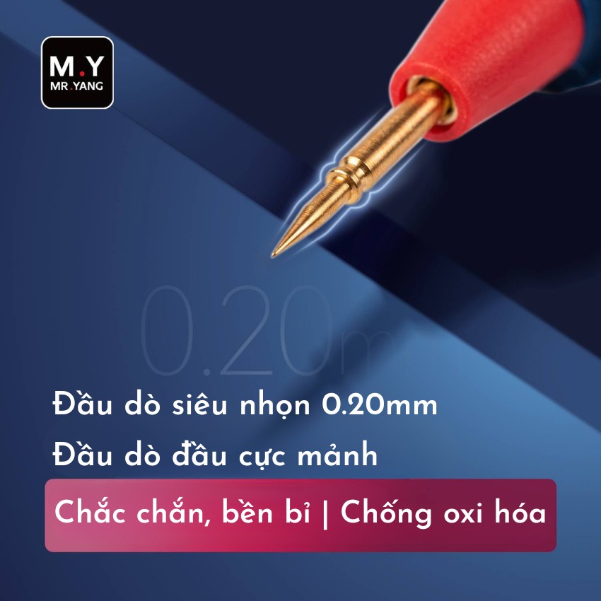 Que đo đồng hồ Mr.Yang 1000V 20A MY Multimeter Test Leads