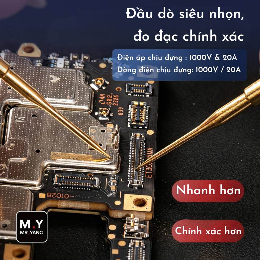 Que đo đồng hồ Mr.Yang 1000V 20A MY Multimeter Test Leads