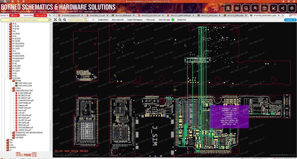 Hướng dẫn gia hạn sơ đồ Borneo Schematics – Xem sơ đồ mạch