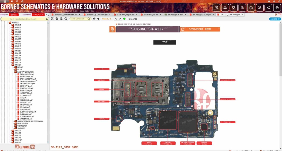 Hướng dẫn gia hạn sơ đồ Borneo Schematics – Xem sơ đồ mạch