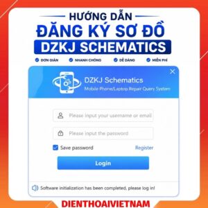 Hướng dẫn đăng ký sơ đồ DZKJ Schematics - Sơ đồ Samsung / Oppo / Vivo / Xiaomi