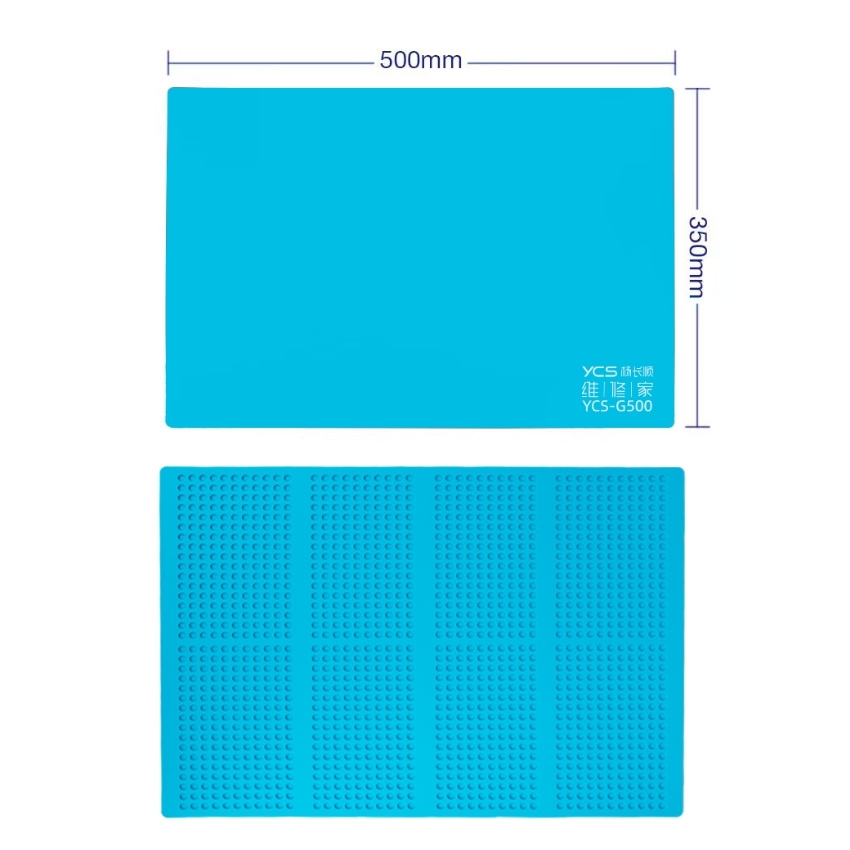 Thảm lót kỹ thuật YCS G500 Silicone Insulation Work Mat chịu nhiệt cao, chống trượt