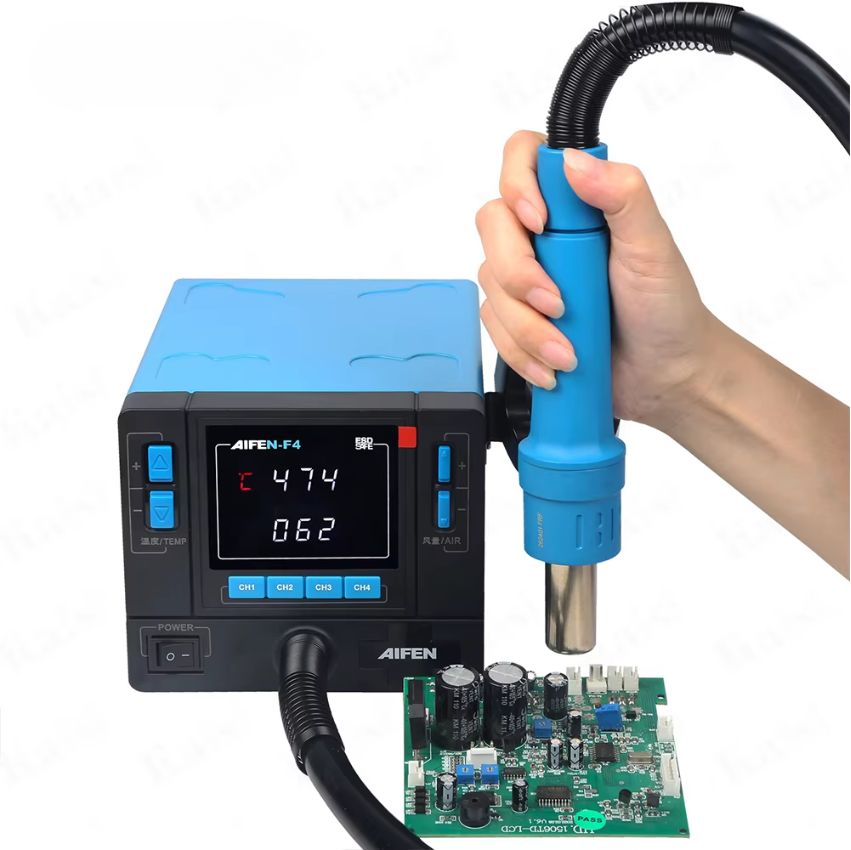 Máy khò Aifen F4 1000W Hot Air Gun, kèm 6 đầu khò