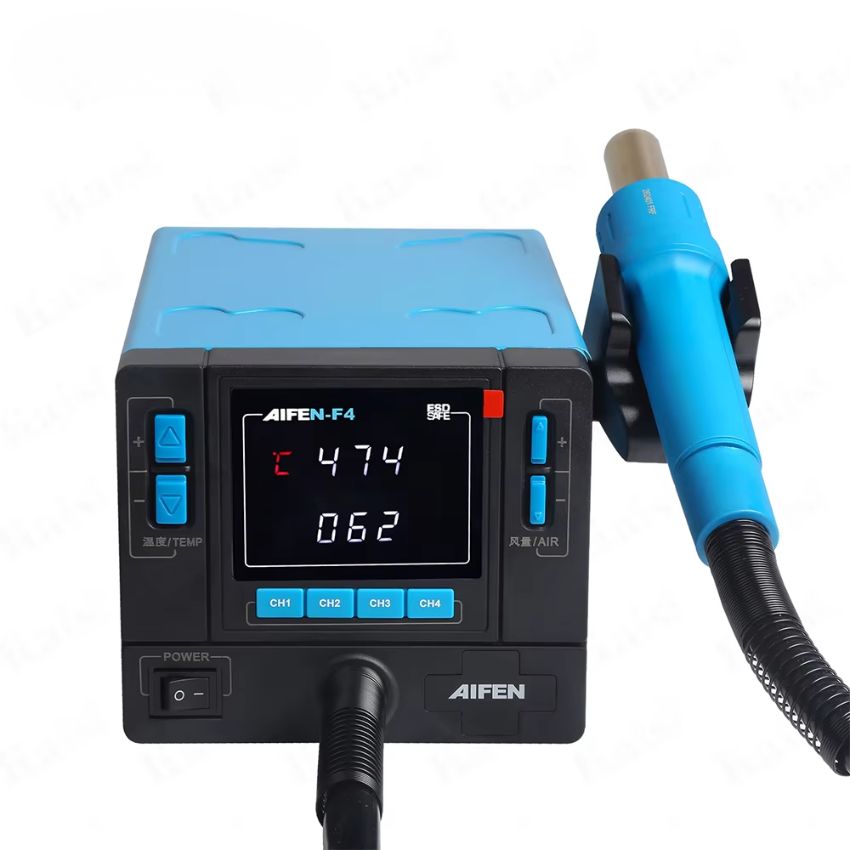 Máy khò Aifen F4 1000W Hot Air Gun, kèm 6 đầu khò
