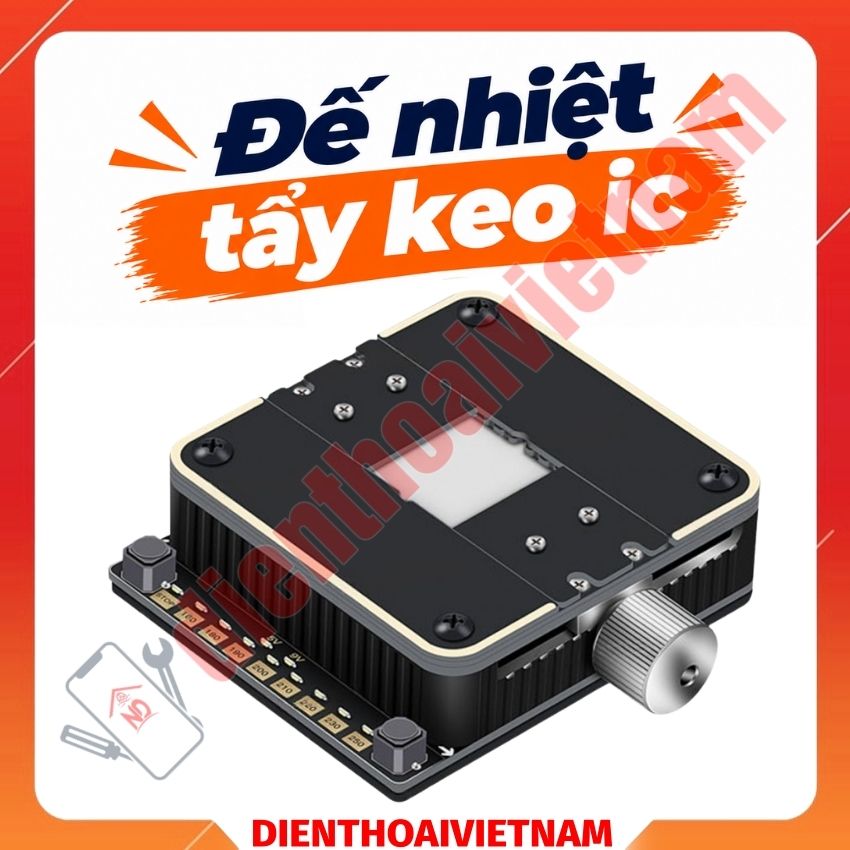 Đế nhiệt tẩy keo ic WL mini Magical Degumming Station