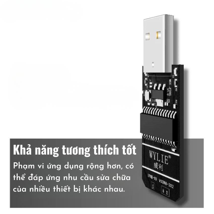 Đọc viết ic usb Wylie phiên bản 1 các loại iPad đời cao