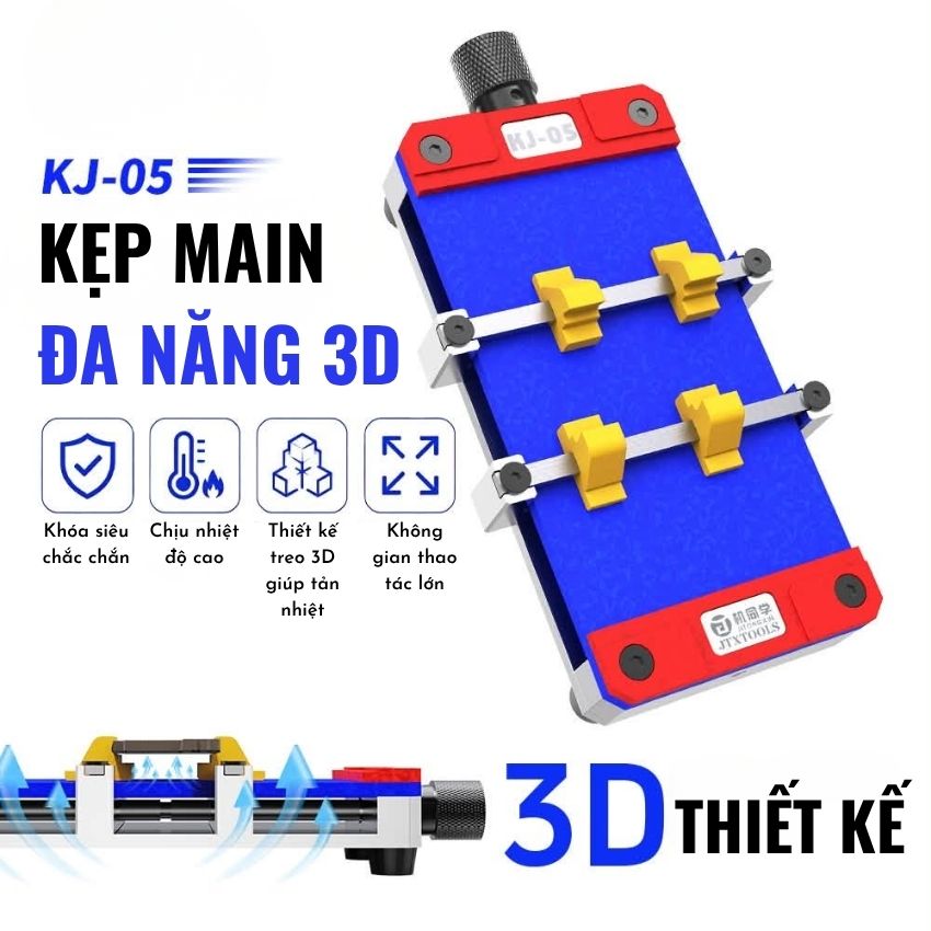 Đế kẹp main JTX KJ 05 JTX Motherboard 3D Fixture kẹp main, ic , cpu, ổ cứng đa năng