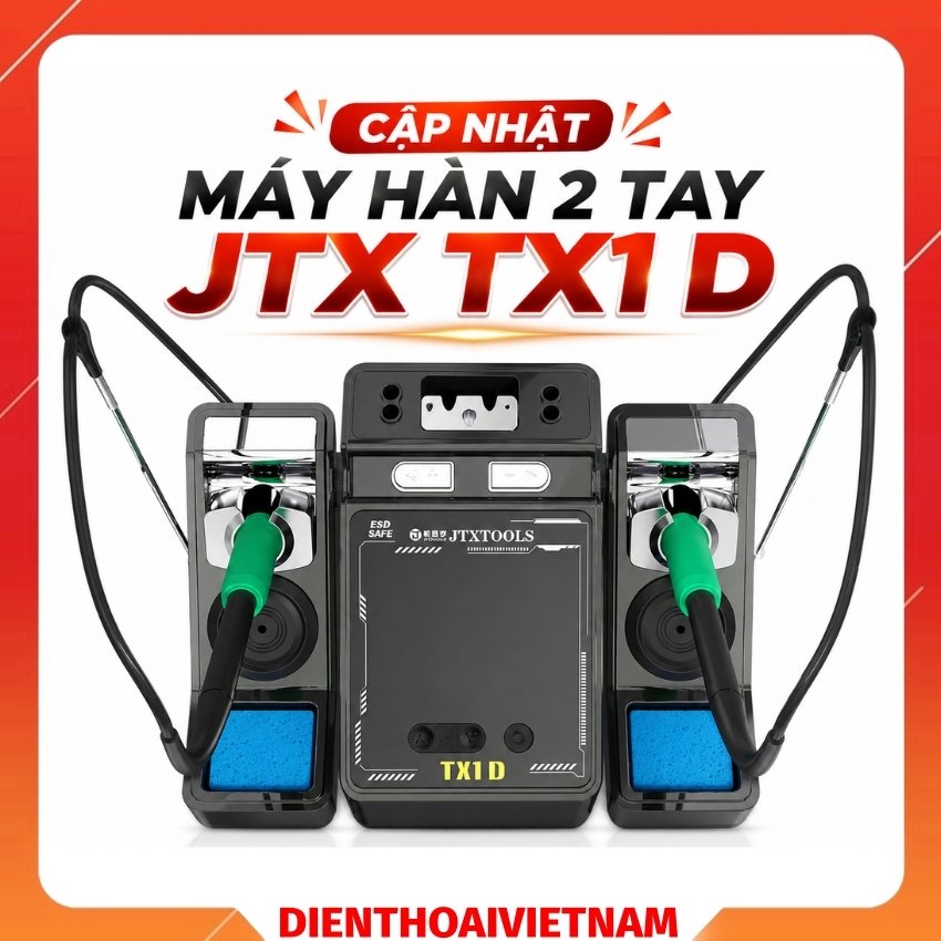 Hướng dẫn cập nhật máy hàn 2 tay JTX TX1 D