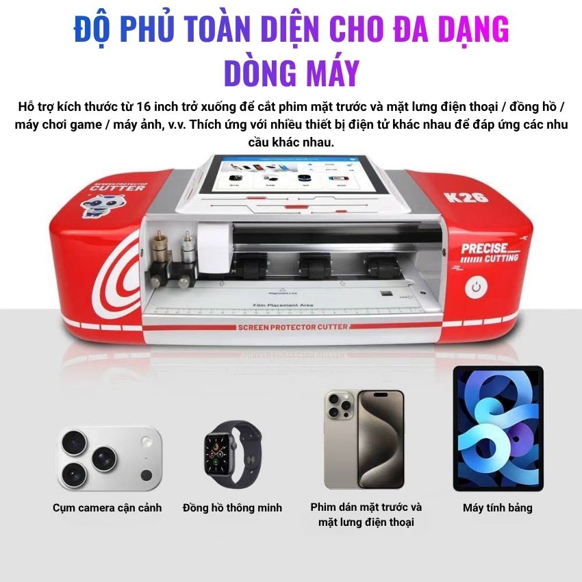 Máy cắt cường lực Kaisi K26 Film Cutting Machine