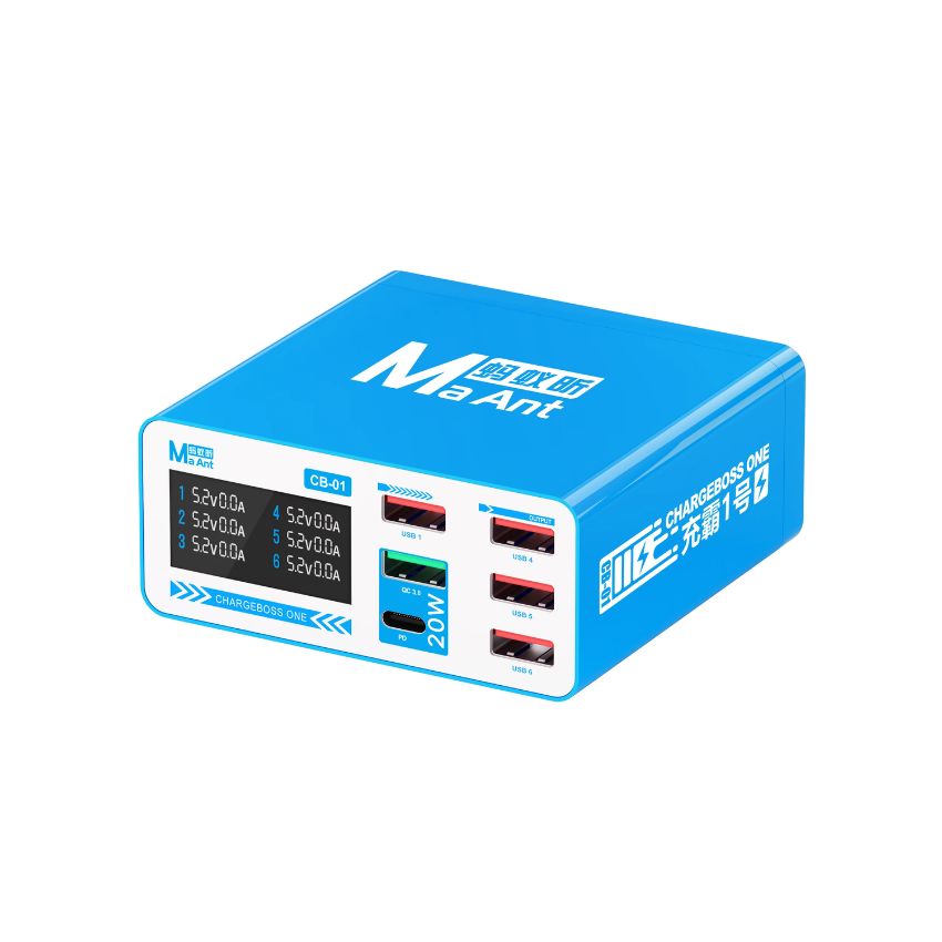 Sạc 6 cổng MaAnt CB 01 Multi-Port Desktop Fast Charging Station