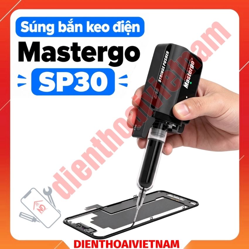 Súng bắn keo điện Mastergo SP30 Electric Glue Gun, bắn keo uv - keo dán