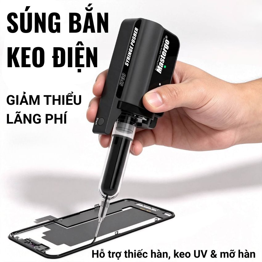 Súng bắn keo điện Mastergo SP30 Electric Glue Gun, bắn keo uv - keo dán