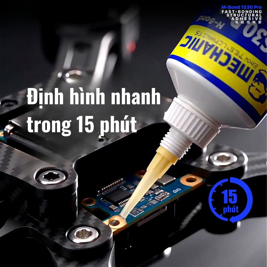 Keo dán Mechanic M-Bond 1530 Pro 30ml Fast-Bonding Structural Adhesive dán khung, dán màn đa năng - Ảnh 2