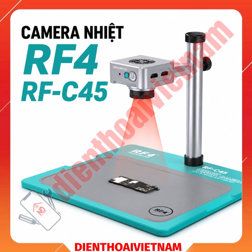 Camera nhiệt RF4 RF C45 Infrared Thermal Imager độ nét cao, kết nối HDMI