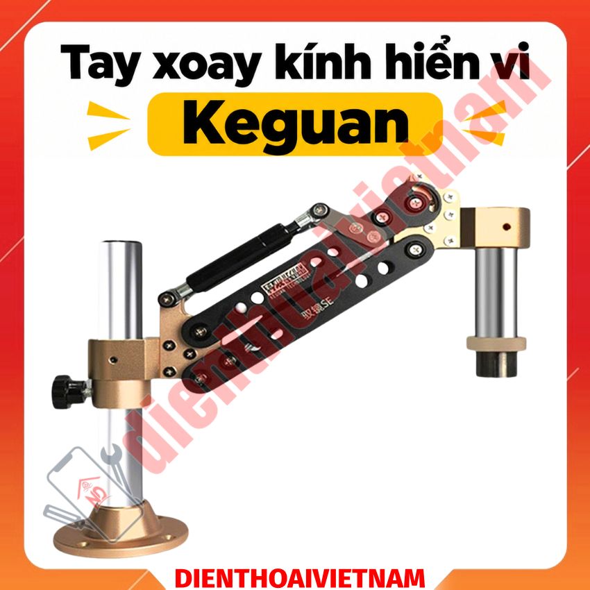 Tay xoay kính hiển vi Keguan Swing Arm Mirror Control SE, điều chỉnh nhiều góc độ