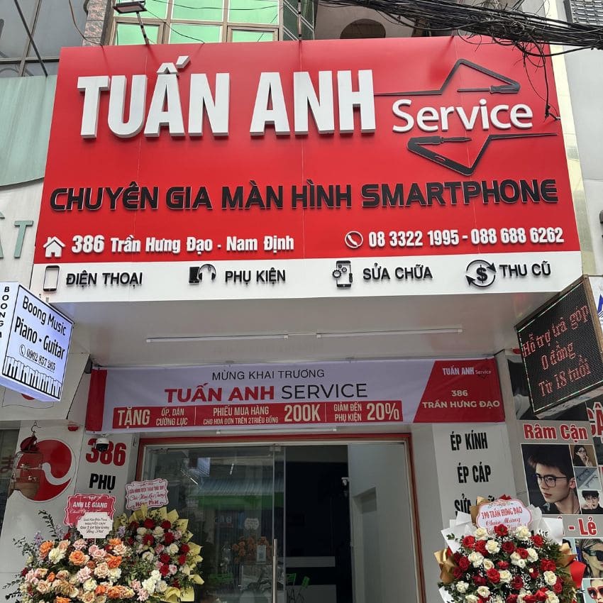 Top 10 cửa hàng sửa chữa điện thoại uy tín ở Nam Định, Ninh Bình