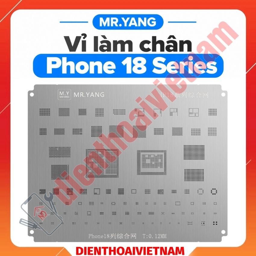 Vỉ làm chân IP 18 Series Mr.Yang