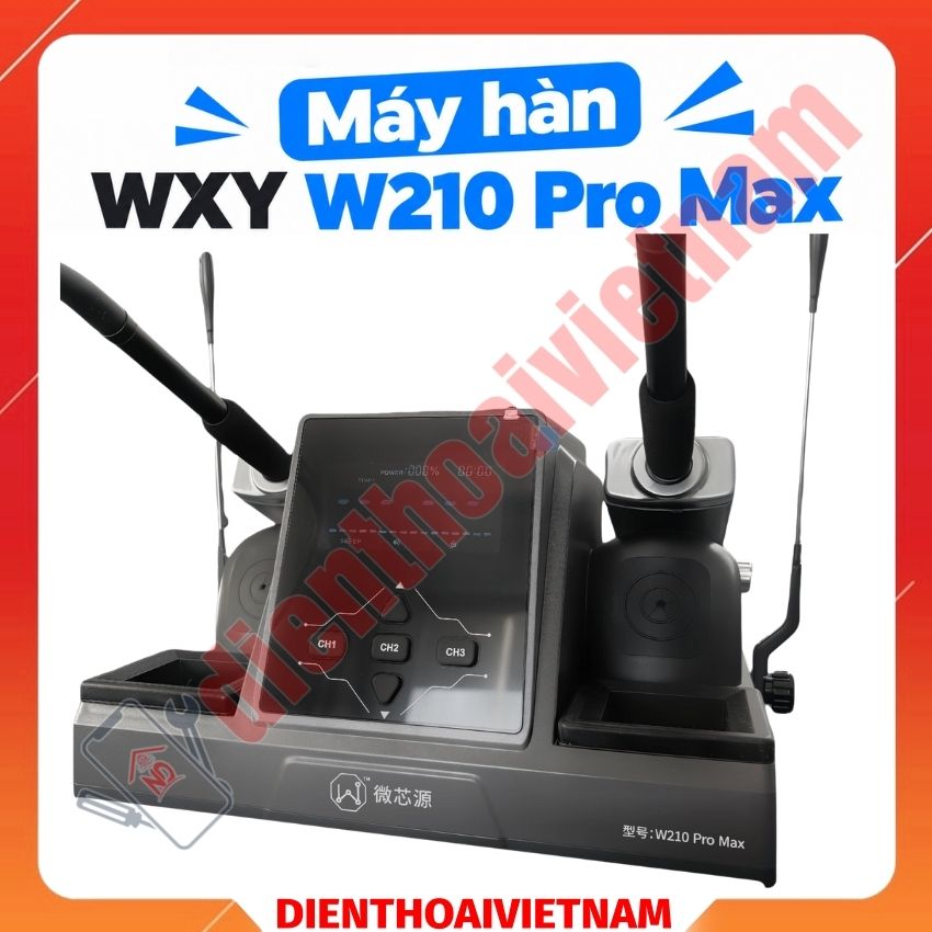 Máy hàn 2 tay WXY W210 Pro Max Soldering Station 450W, tay hàn C210 - C245