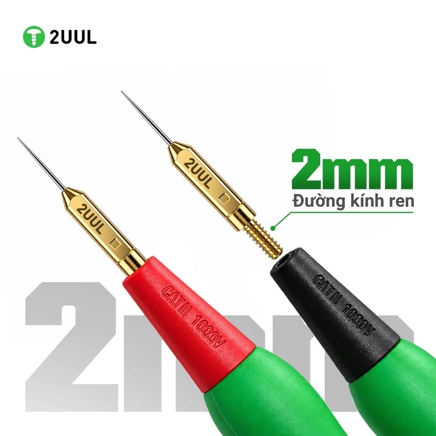 Kim đo đồng hồ vạn năng 2UUL MT03 FinePoint Titanium Precision Multimeter Probe Tip