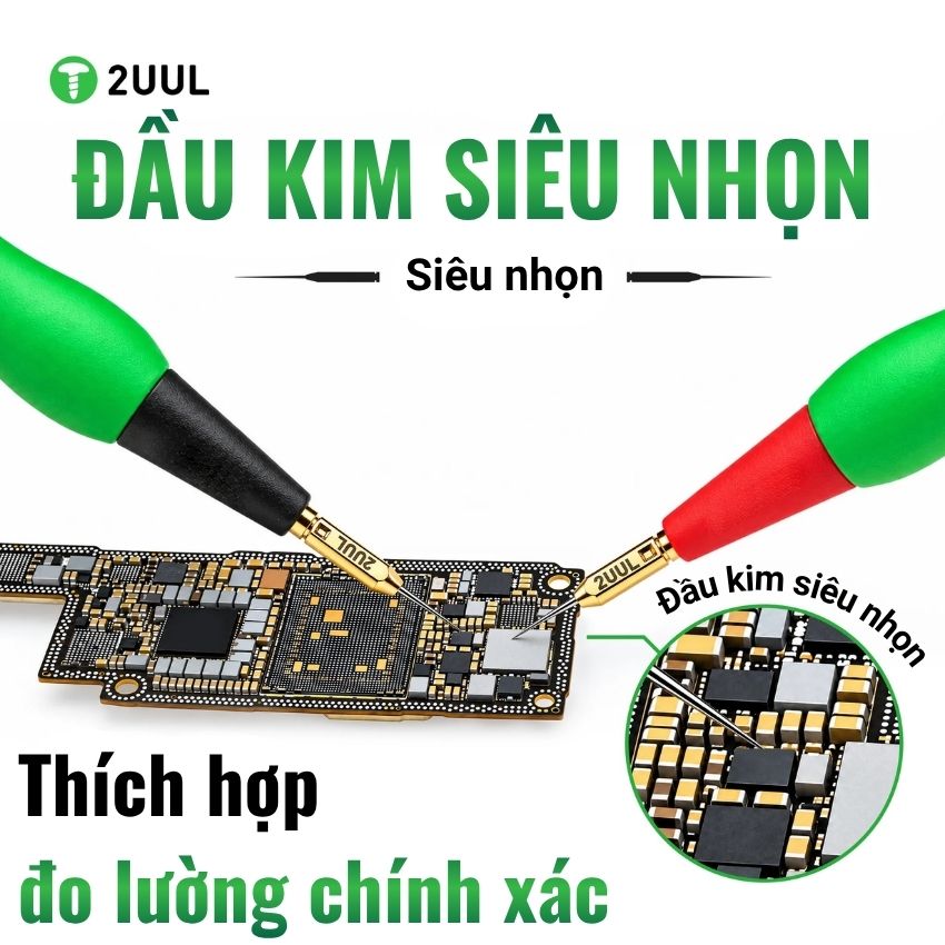 Kim đo đồng hồ vạn năng 2UUL MT03 FinePoint Titanium Precision Multimeter Probe Tip