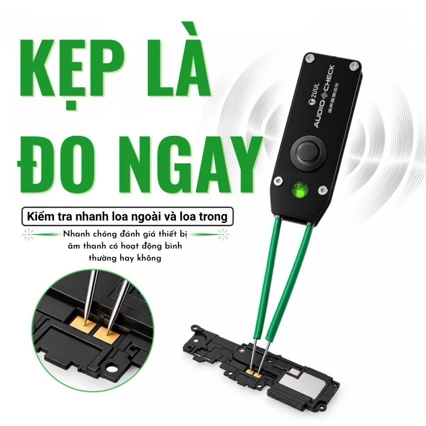 Mạch test loa 2UUL PW35 Audio Check Speaker & Earpiece Tester for Repair