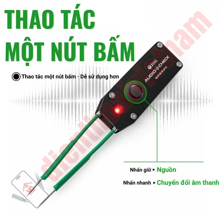 Mạch test loa 2UUL PW35 Audio Check Speaker & Earpiece Tester for Repair
