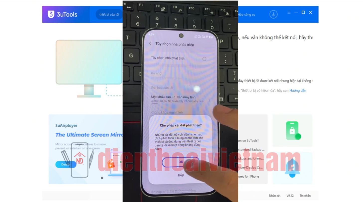 Kiểm tra thông tin máy Android trên 3uTools