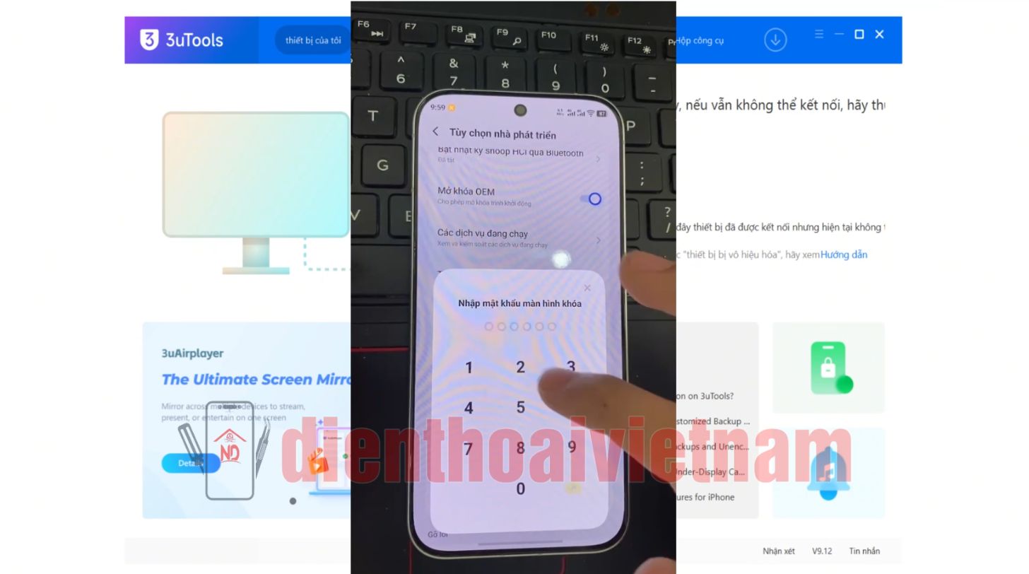 Kiểm tra thông tin máy Android trên 3uTools