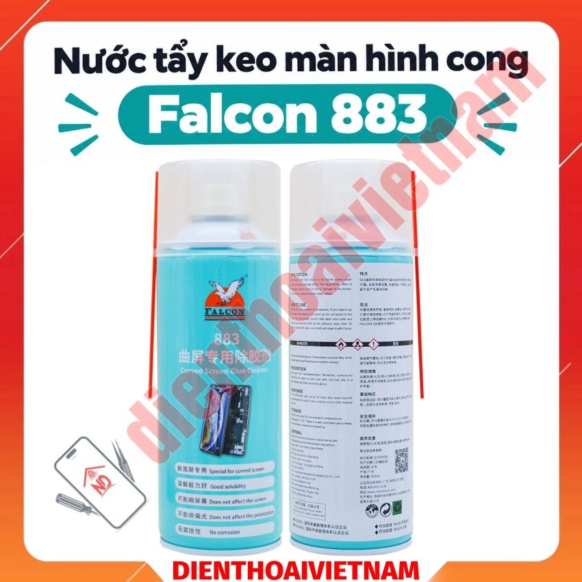 Nước tẩy keo màn hình cong Falcon 883 Curved Screen Glue Cleaner