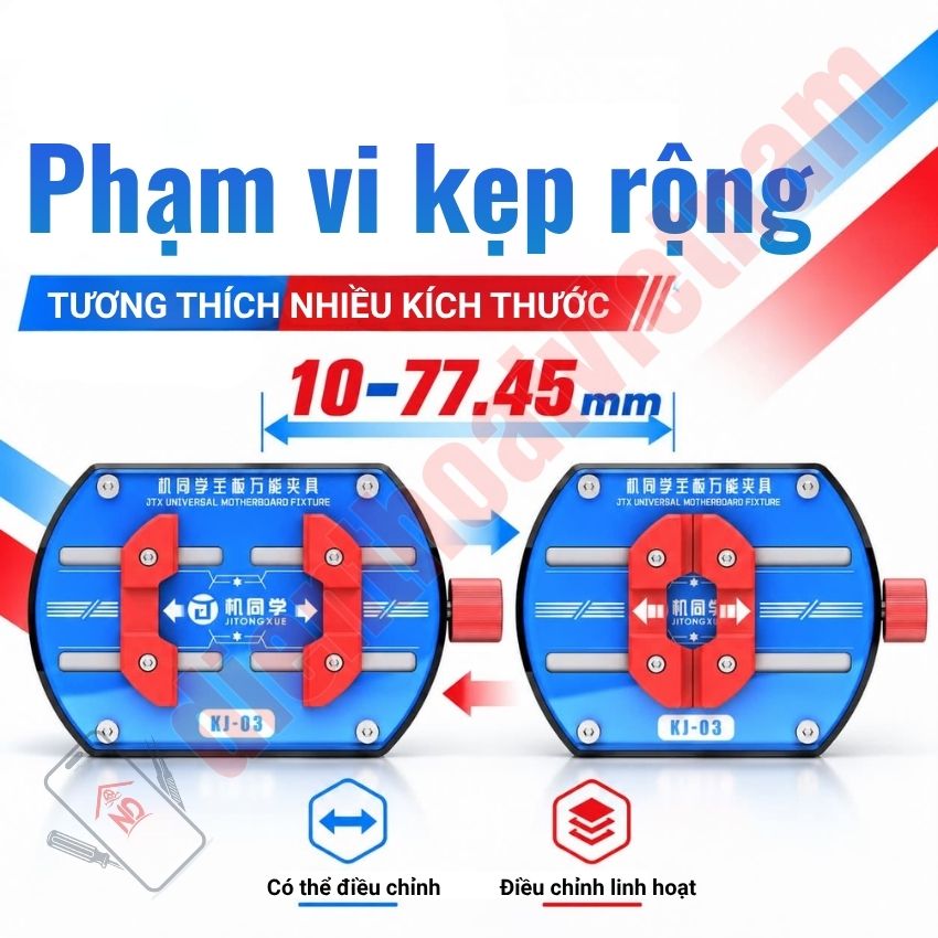 Đế kẹp main JTX KJ-03 Multifunctional Motherboard Glass Fixture kẹp cpu - ic - ổ cứng