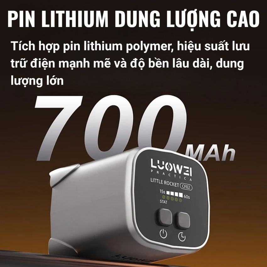 Đèn UV Luowei CF02 Small Rocket UV Lamp, sấy khô keo nhanh