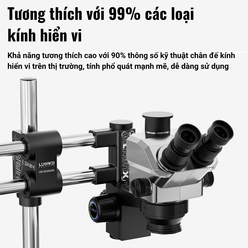 Tay xoáy kính hiển vi Luowei LW GK04 Microscope Swing Arm, xoay 360°