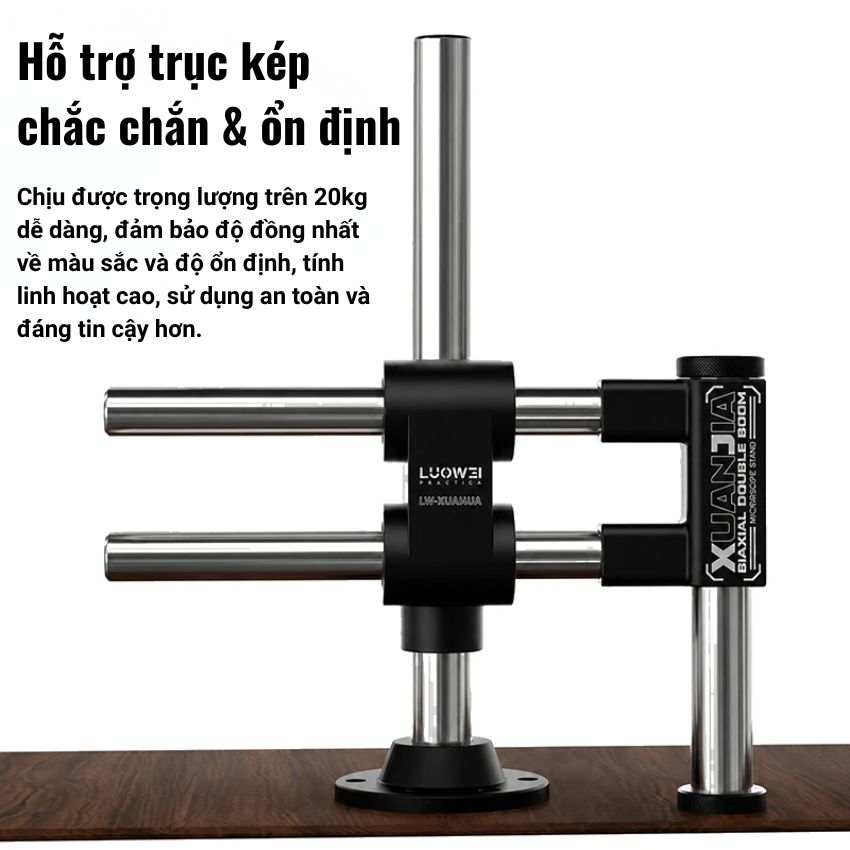Tay xoáy kính hiển vi Luowei LW GK04 Microscope Swing Arm, xoay 360°