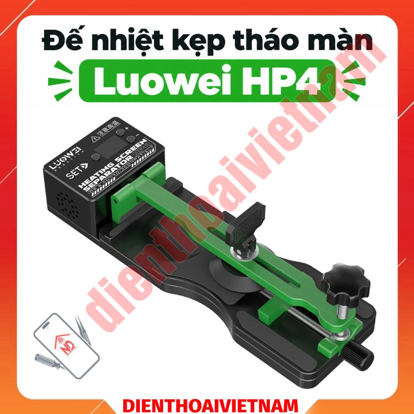 Đế nhiệt kẹp tháo màn Luowei HP4 Professional screen heating and removal clamp, tháo màn - nắp lưng