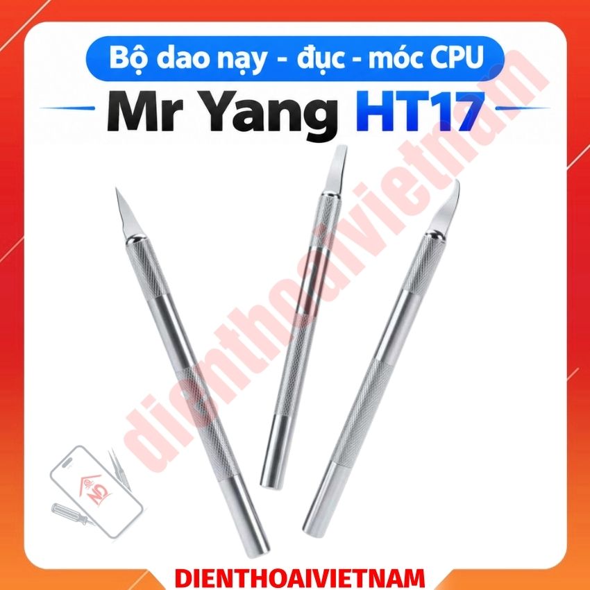 Bộ dao nạy đục móc CPU Mr Yang HT17 High Toughness Pry Knife