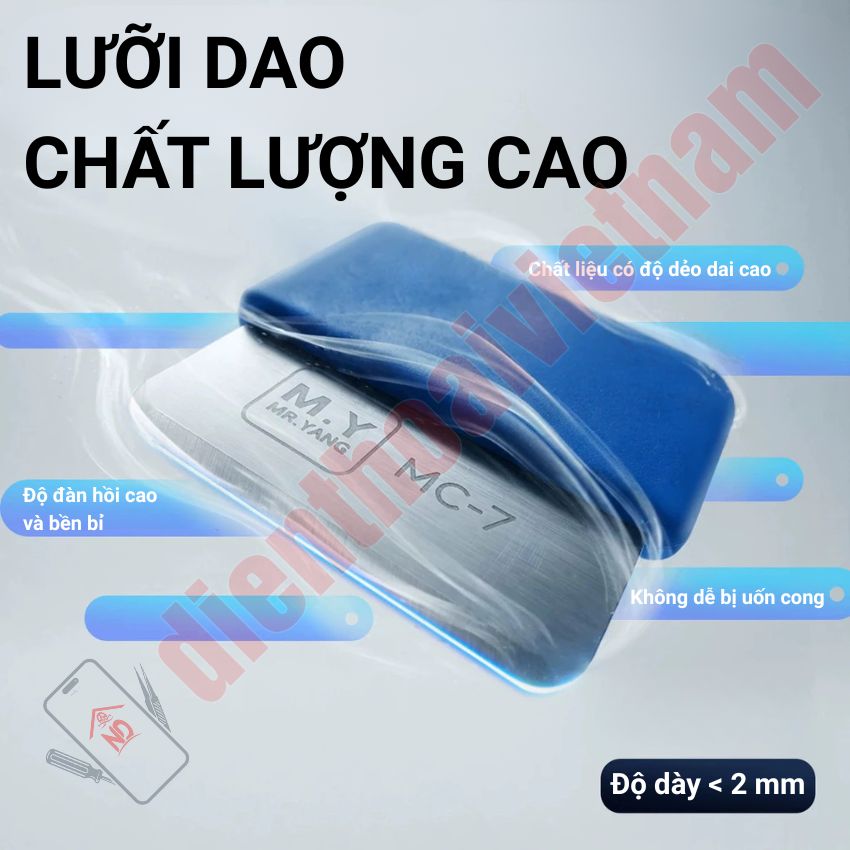 Dao tách màn hình, nắp lưng Mr Yang MC 7 High Toughness Disassembly Blade